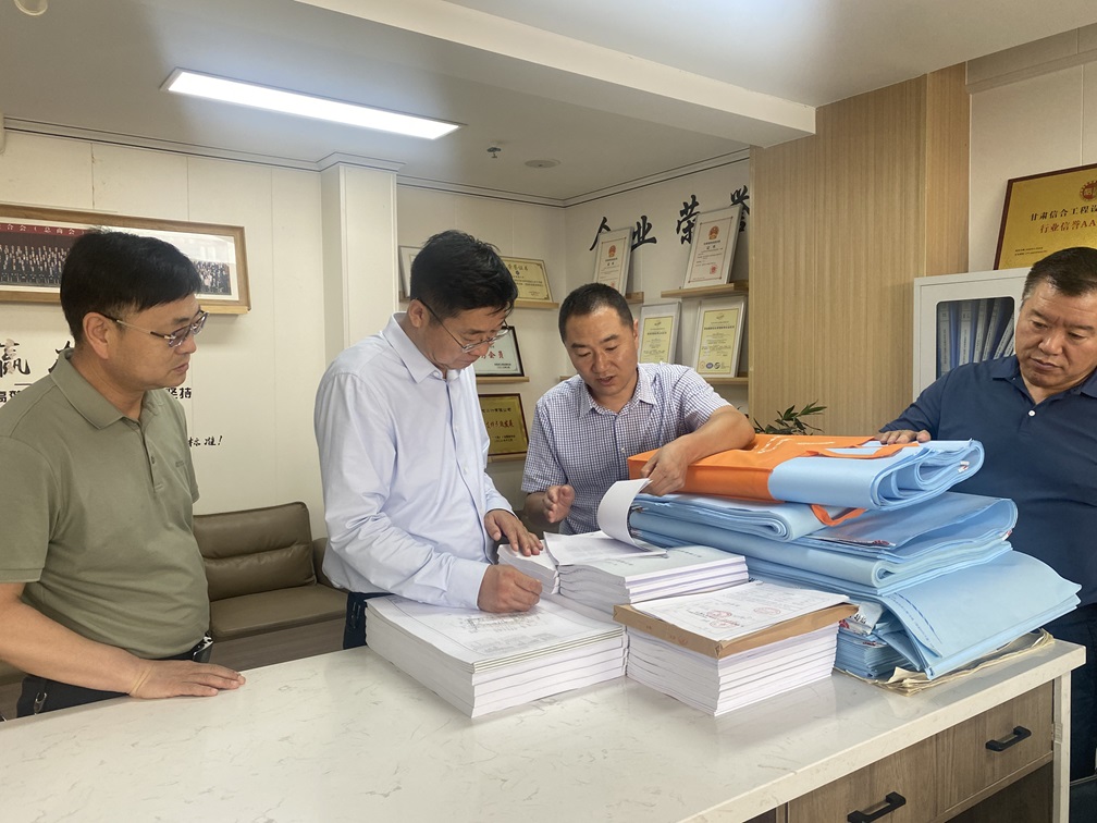 慶陽(yáng)市委常委、統(tǒng)戰(zhàn)部部長(zhǎng)張希岳調(diào)研甘肅信合工程設(shè)計(jì)有限公司：精準(zhǔn)把脈助發(fā)展 精準(zhǔn)服務(wù)促跨越